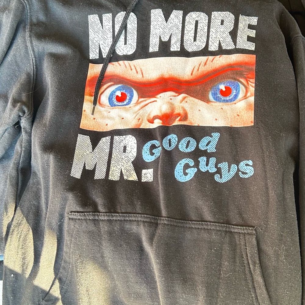 Black Graphic Hoodie